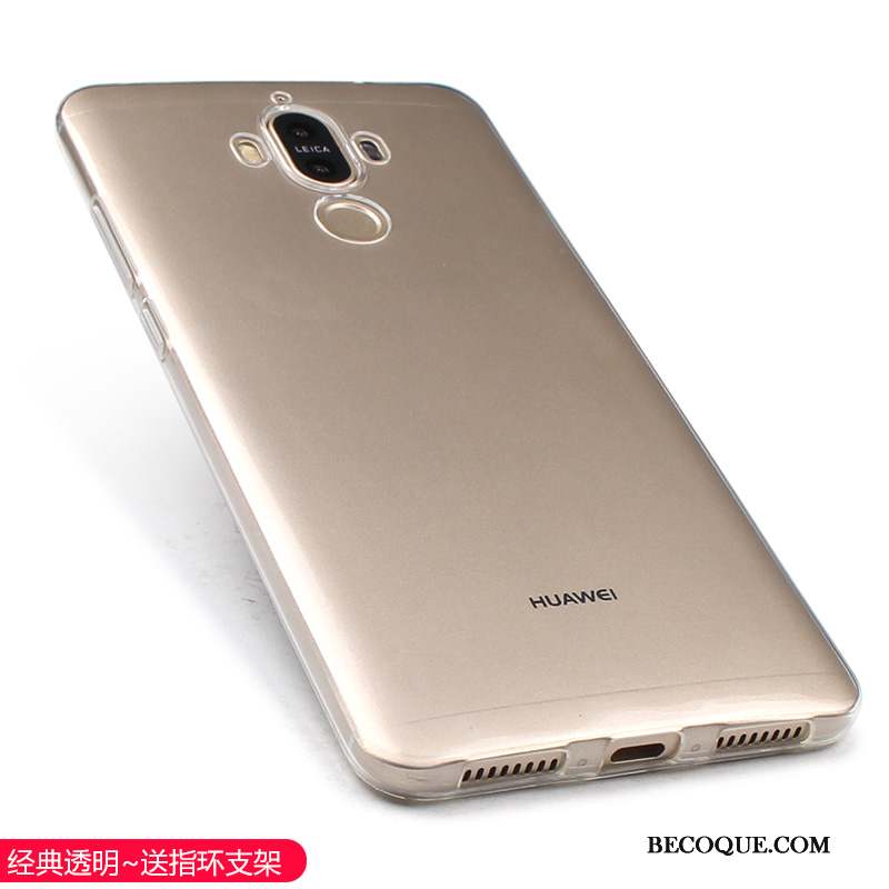 Huawei Mate 9 Coque Or Ballon Silicone Transparent Étui Incassable
