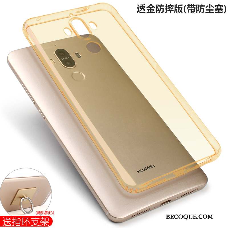 Huawei Mate 9 Coque Or Ballon Silicone Transparent Étui Incassable