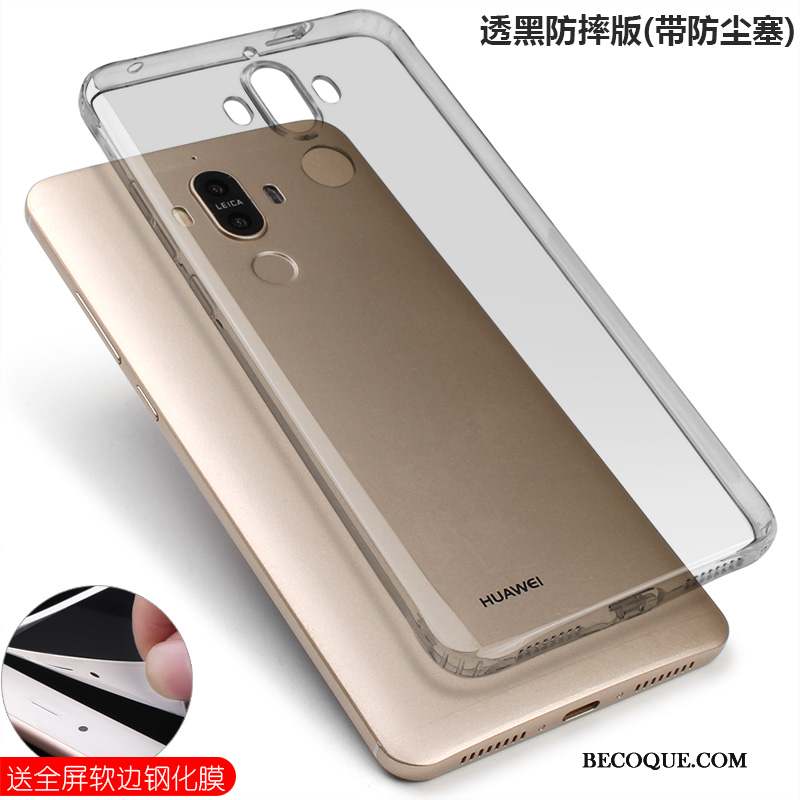 Huawei Mate 9 Coque Or Ballon Silicone Transparent Étui Incassable