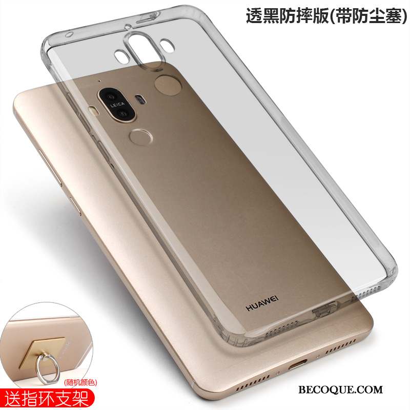 Huawei Mate 9 Coque Or Ballon Silicone Transparent Étui Incassable