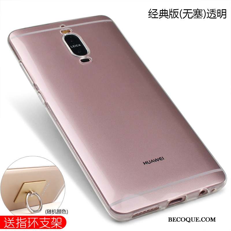 Huawei Mate 9 Coque Or Ballon Silicone Transparent Étui Incassable