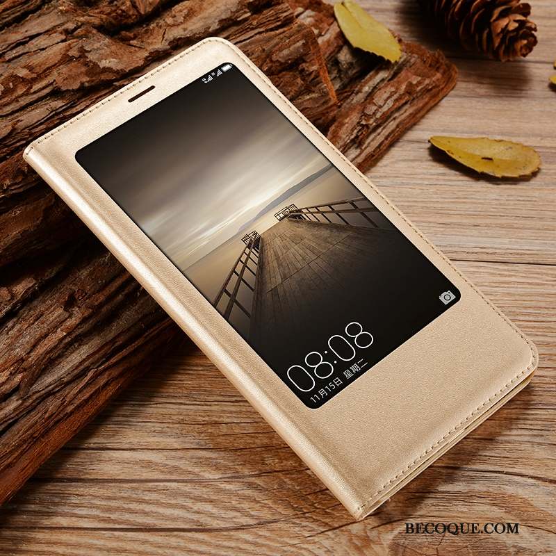 Huawei Mate 9 Coque Protection Clamshell Personnalité Étui Étui En Cuir Fluide Doux