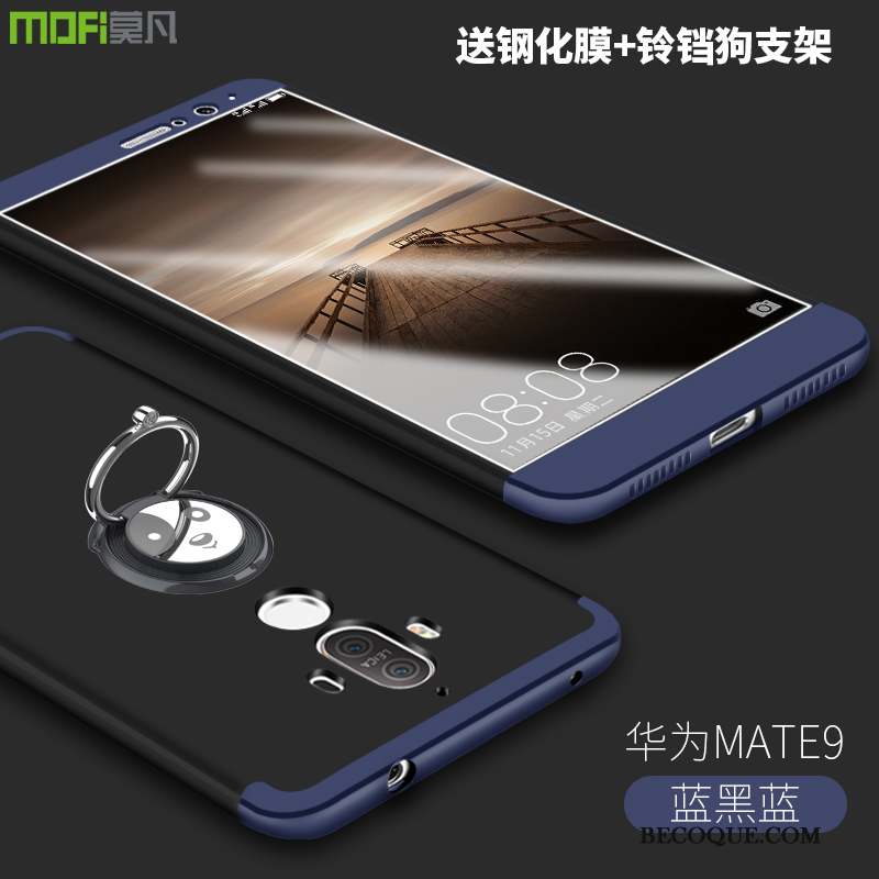 Huawei Mate 9 Coque Protection Incassable Créatif Silicone Étui Bleu