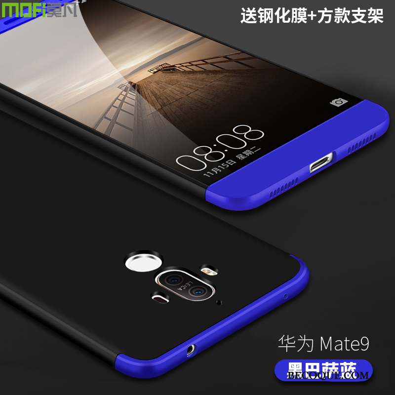 Huawei Mate 9 Coque Protection Incassable Créatif Silicone Étui Bleu
