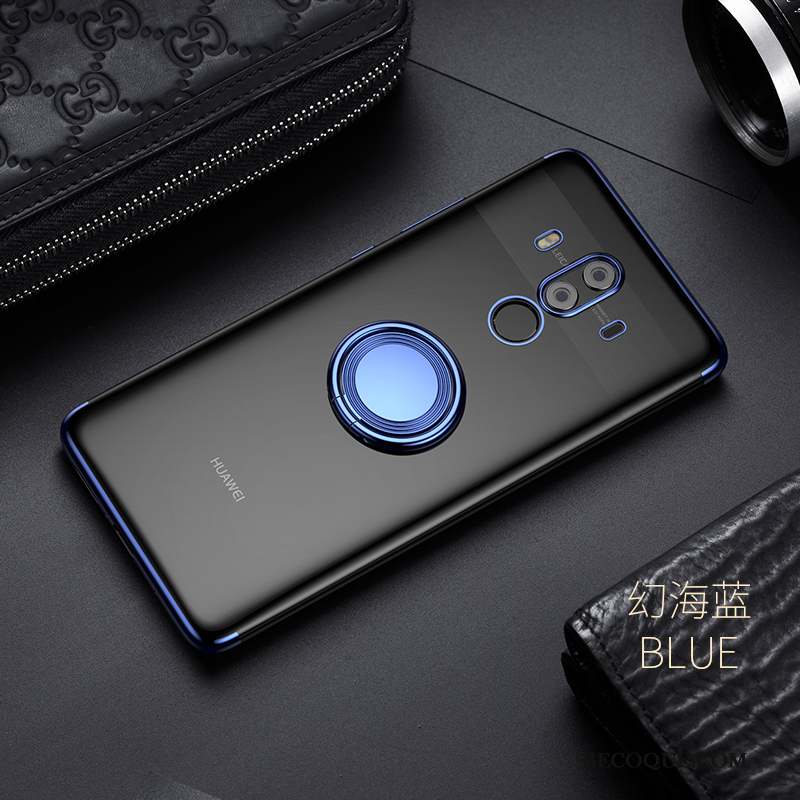 Huawei Mate 9 Coque Transparent Étui Or Incassable Silicone Marque De Tendance