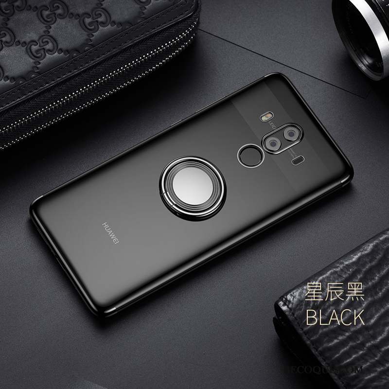 Huawei Mate 9 Coque Transparent Étui Or Incassable Silicone Marque De Tendance