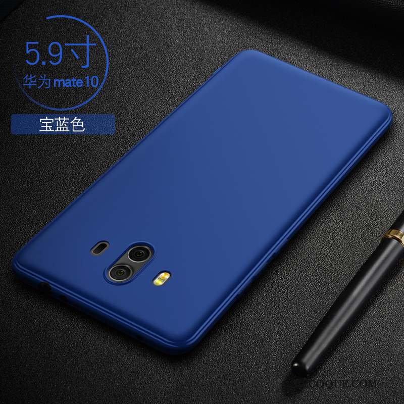 Huawei Mate 9 Fluide Doux Coque De Téléphone Tout Compris Très Mince Bleu Incassable