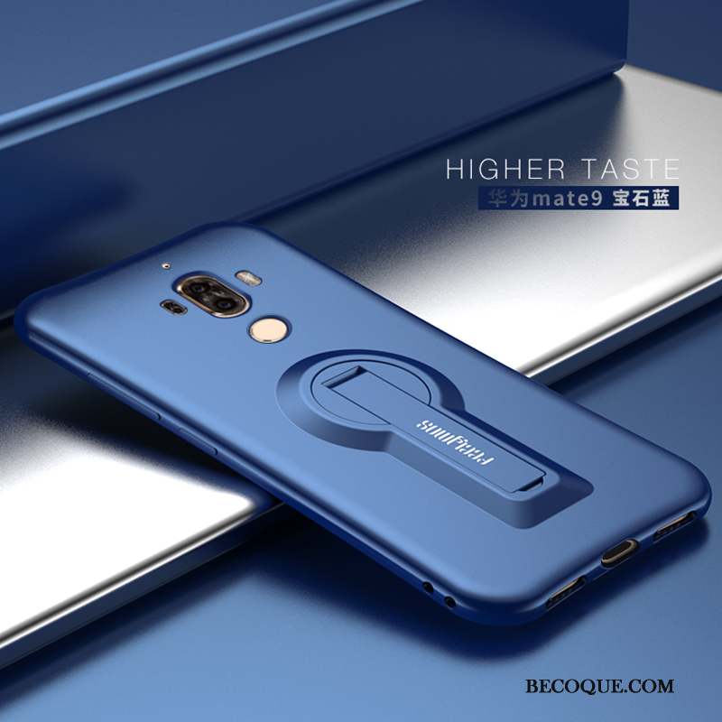 Huawei Mate 9 Incassable Ornements Suspendus Silicone Coque De Téléphone Délavé En Daim