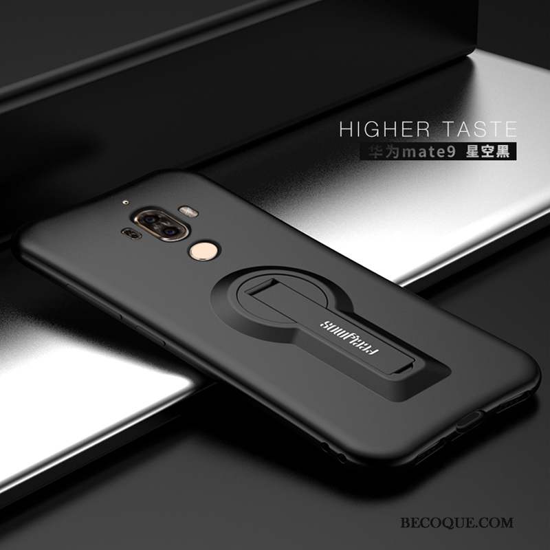 Huawei Mate 9 Incassable Ornements Suspendus Silicone Coque De Téléphone Délavé En Daim