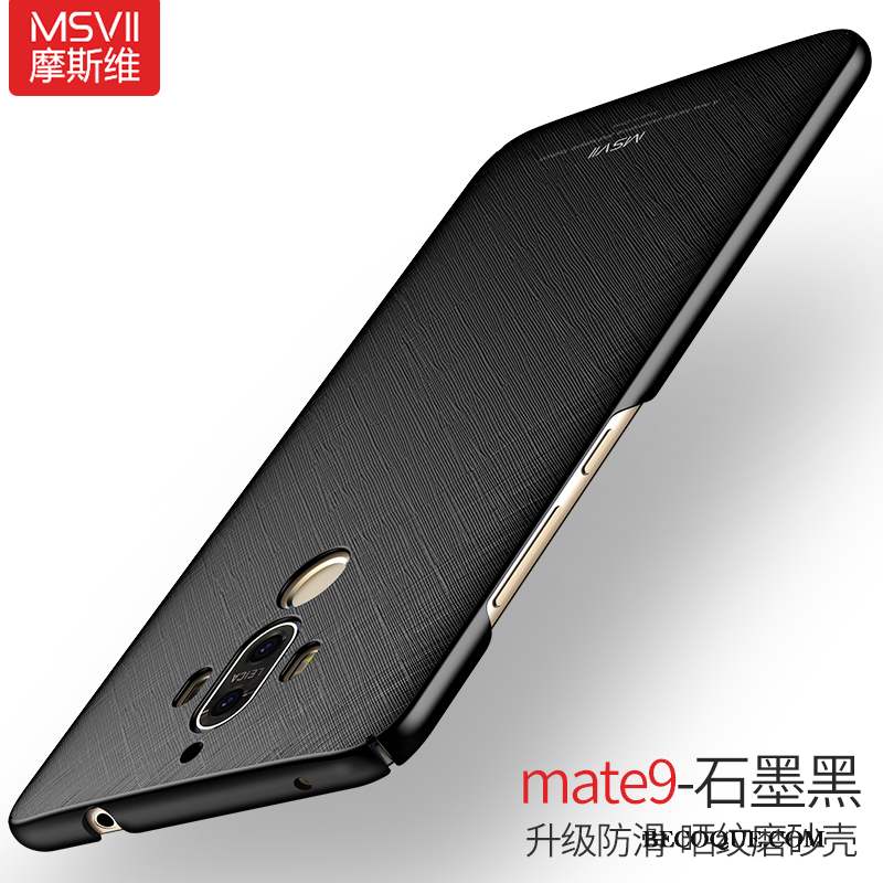 Huawei Mate 9 Modèle Fleurie Incassable Noir Coque De Téléphone Étui