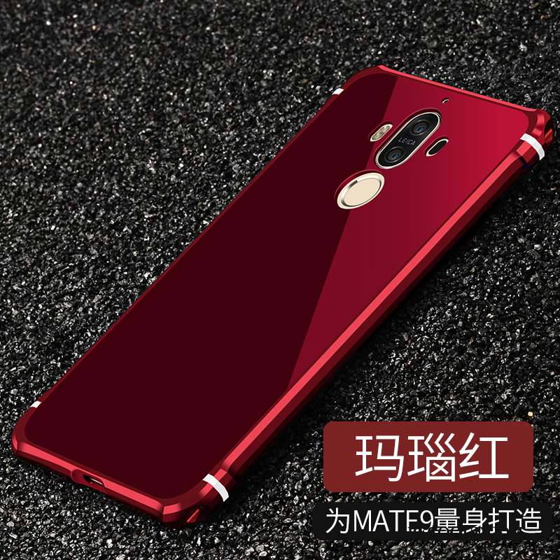 Huawei Mate 9 Métal Étui Bleu Coque De Téléphone Protection