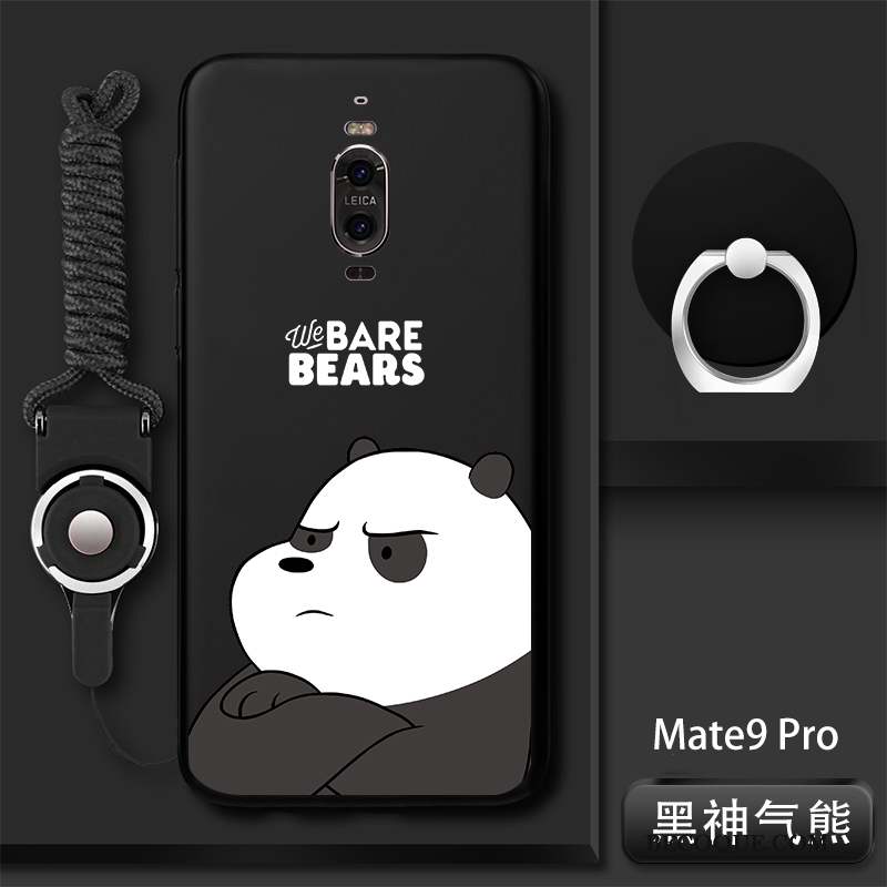 Huawei Mate 9 Pro Coque De Téléphone Tendance Créatif Tout Compris Étui Noir