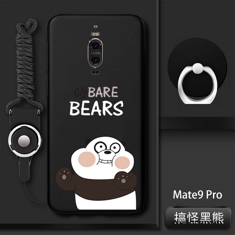 Huawei Mate 9 Pro Coque De Téléphone Tendance Créatif Tout Compris Étui Noir