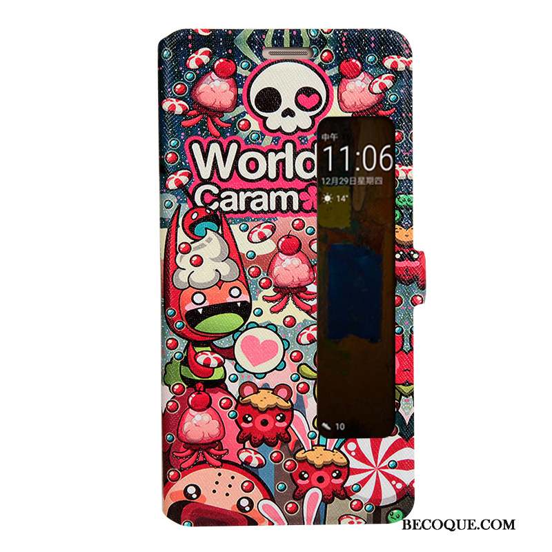 Huawei Mate 9 Pro Coque De Téléphone Windows Dessin Animé Étui Housse Bleu