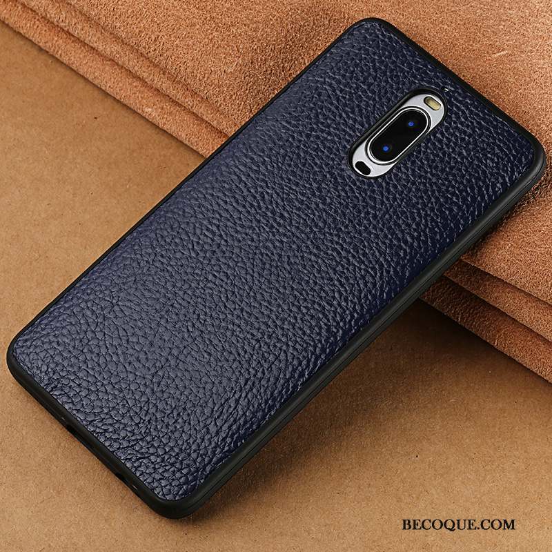 Huawei Mate 9 Pro Coque Marron Étui En Cuir Incassable Personnalité Tout Compris Tendance