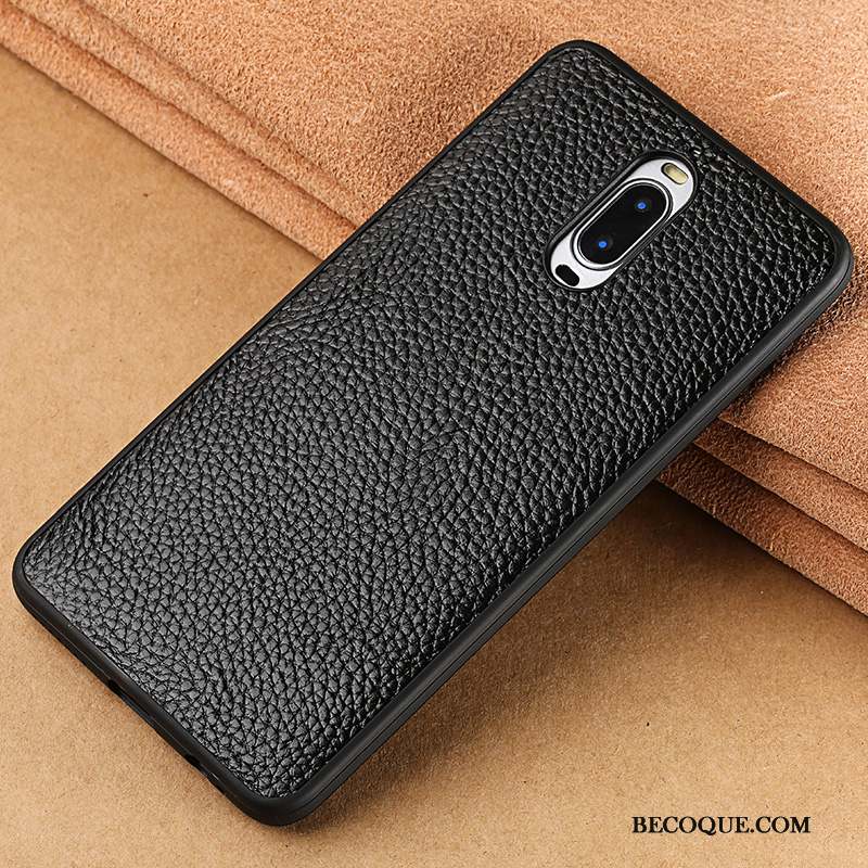 Huawei Mate 9 Pro Coque Marron Étui En Cuir Incassable Personnalité Tout Compris Tendance