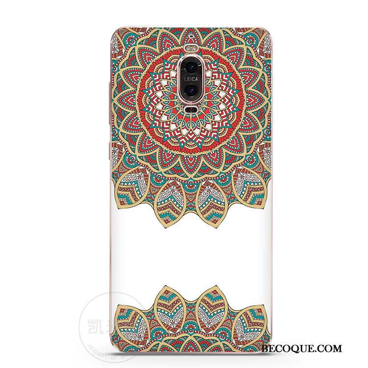 Huawei Mate 9 Pro Coque Mode Protection Multicolore Vent Totem Personnalité