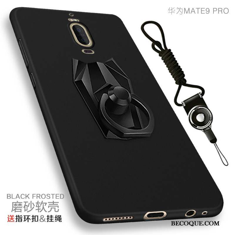 Huawei Mate 9 Pro Coque Personnalité Silicone Protection Noir Créatif Tendance