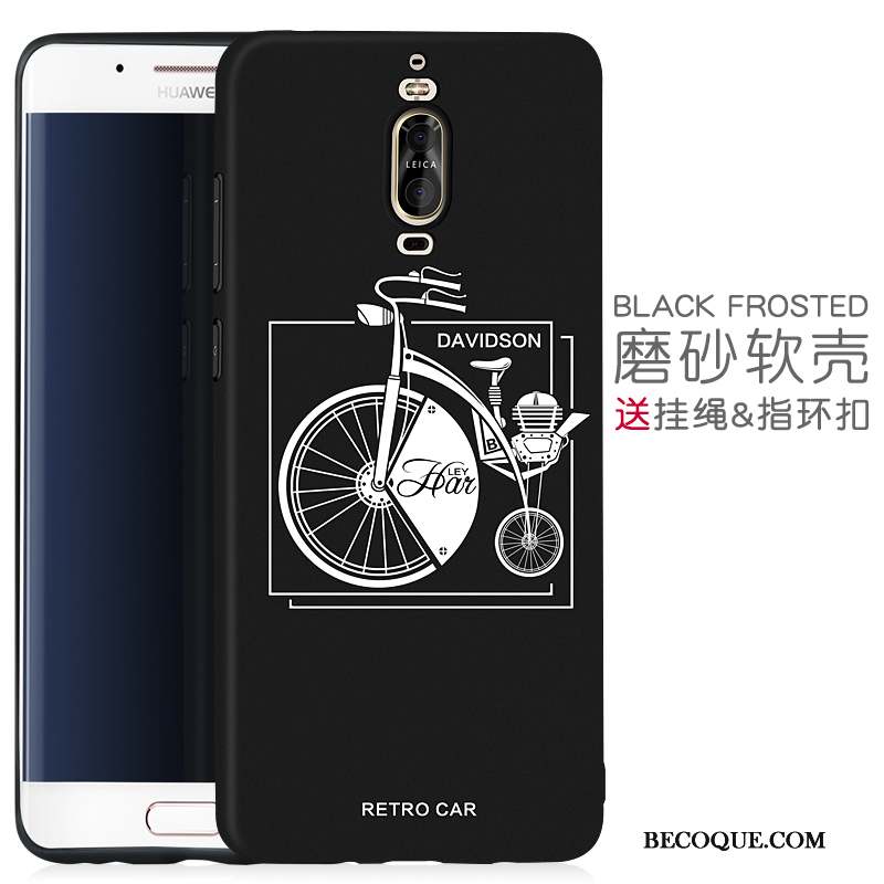 Huawei Mate 9 Pro Coque Personnalité Silicone Protection Noir Créatif Tendance