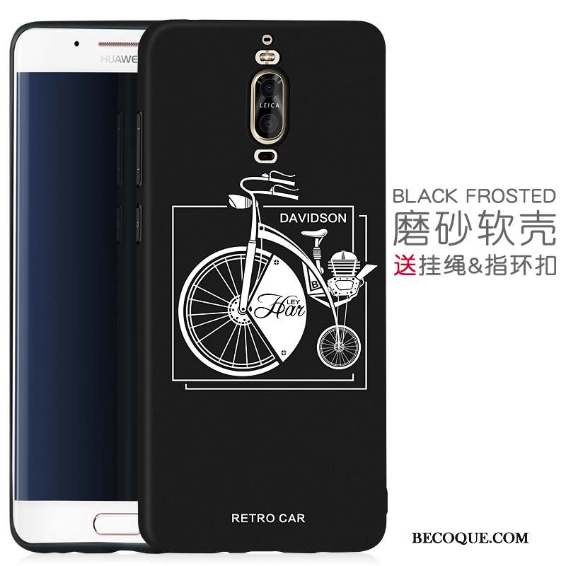 Huawei Mate 9 Pro Coque Personnalité Silicone Protection Noir Créatif Tendance