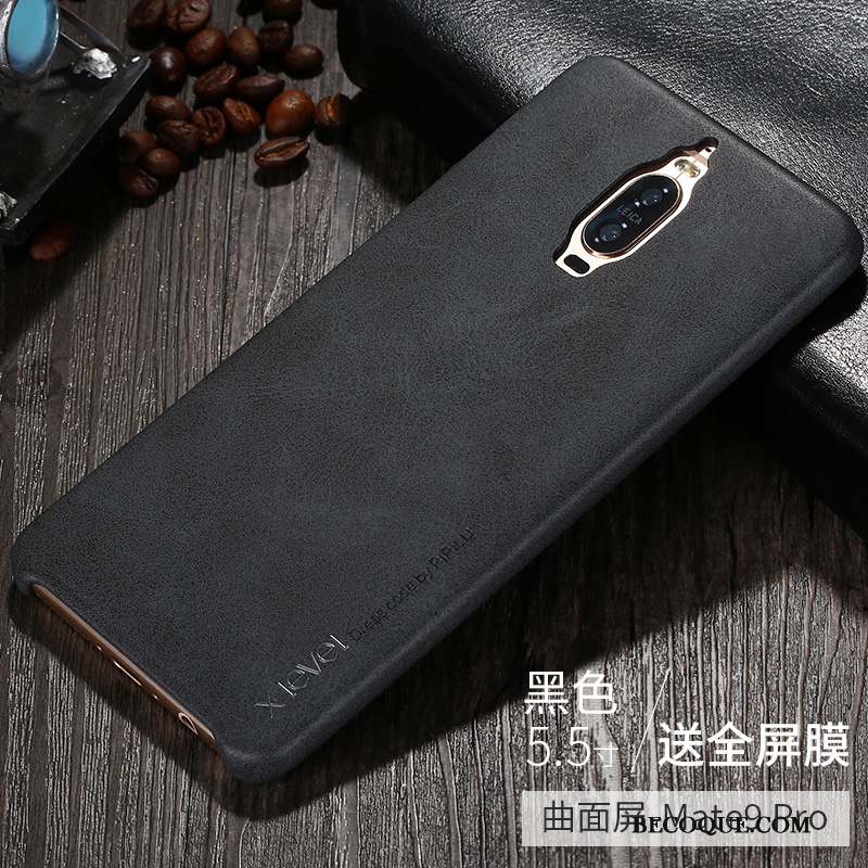 Huawei Mate 9 Pro Coque Protection Nouveau Incassable Étui En Cuir Or Clair