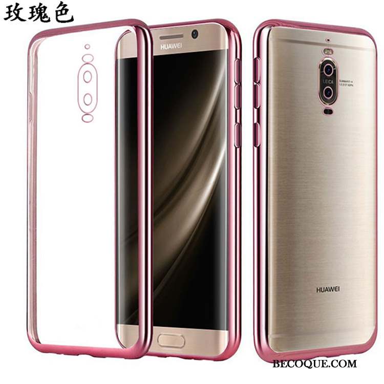 Huawei Mate 9 Pro Fluide Doux Protection Silicone Étui Rose Coque De Téléphone