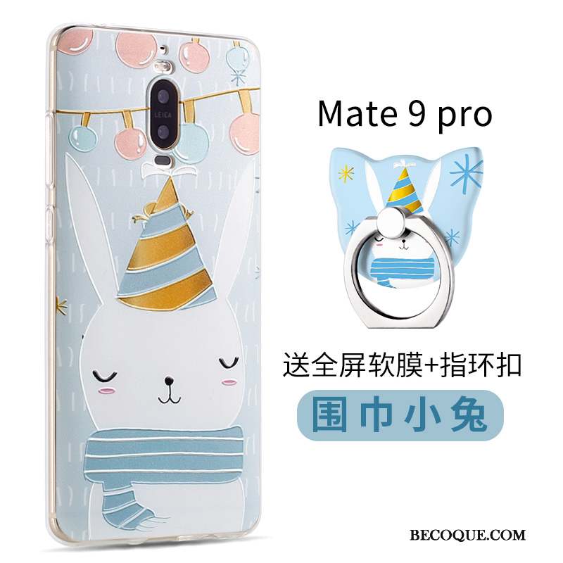 Huawei Mate 9 Pro Incassable Coque De Téléphone Jaune Dessin Animé Tendance Silicone