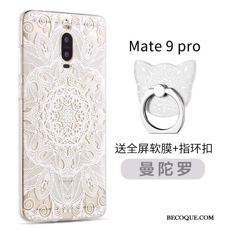 Huawei Mate 9 Pro Incassable Coque De Téléphone Jaune Dessin Animé Tendance Silicone