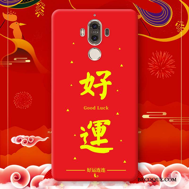 Huawei Mate 9 Pro Incassable Coque De Téléphone Étui Nouveau Rouge Silicone