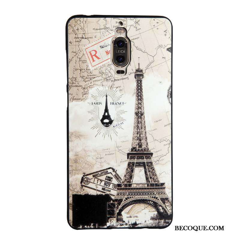 Huawei Mate 9 Pro Multicolore Dessin Animé Ornements Suspendus Coque De Téléphone Silicone Étui