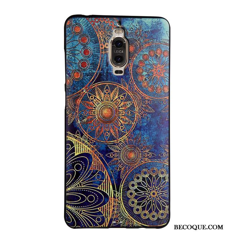 Huawei Mate 9 Pro Multicolore Dessin Animé Ornements Suspendus Coque De Téléphone Silicone Étui