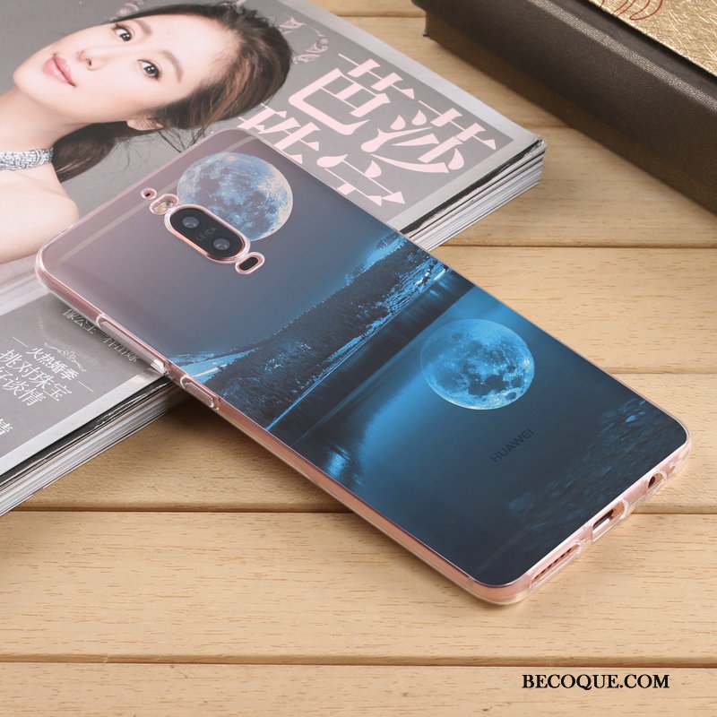 Huawei Mate 9 Pro Silicone Rose Coque De Téléphone Protection Créatif Étui