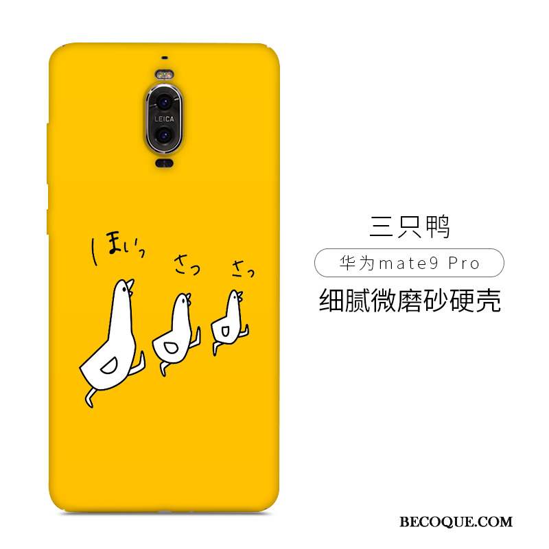 Huawei Mate 9 Pro Tout Compris Difficile Jaune Coque Créatif Nouveau