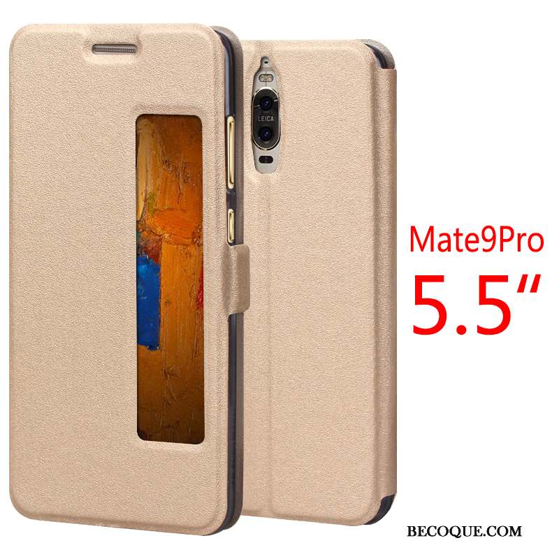 Huawei Mate 9 Pro Téléphone Portable Protection Housse Étui En Cuir Coque De Téléphone Rouge
