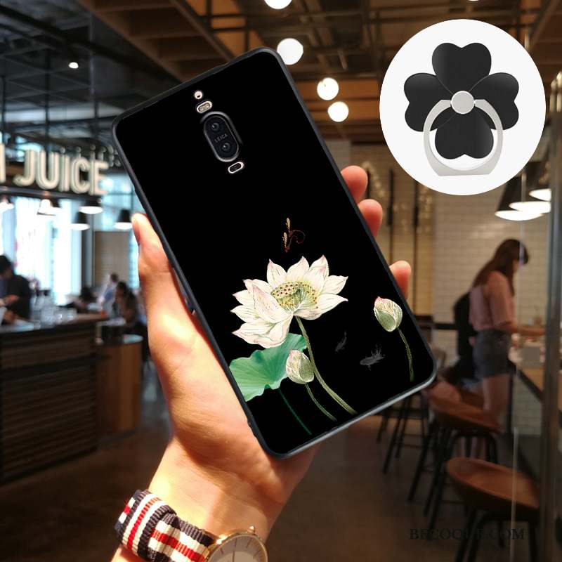 Huawei Mate 9 Pro Étui Coque Fluide Doux De Téléphone Multicolore Gaufrage