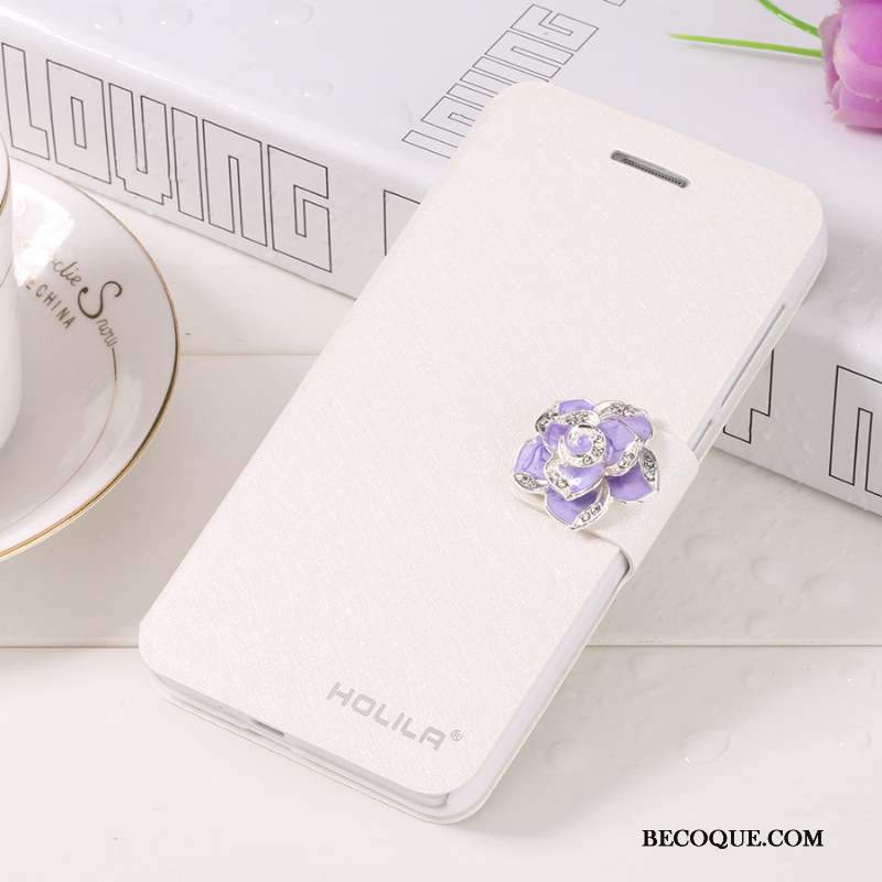 Huawei Mate 9 Pro Étui En Cuir Coque De Téléphone Blanc Protection Housse Téléphone Portable