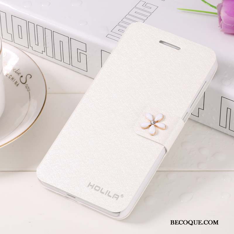 Huawei Mate 9 Pro Étui En Cuir Coque De Téléphone Blanc Protection Housse Téléphone Portable