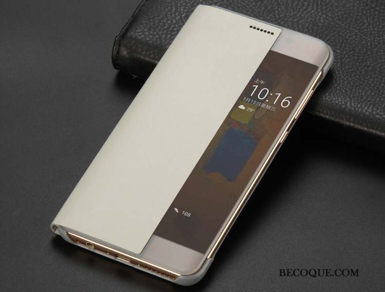Huawei Mate 9 Pro Étui En Cuir Noir Téléphone Portable Coque Nouveau Clamshell