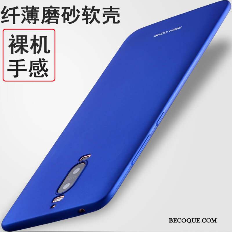 Huawei Mate 9 Pro Étui Fluide Doux Rouge Protection Silicone Coque De Téléphone