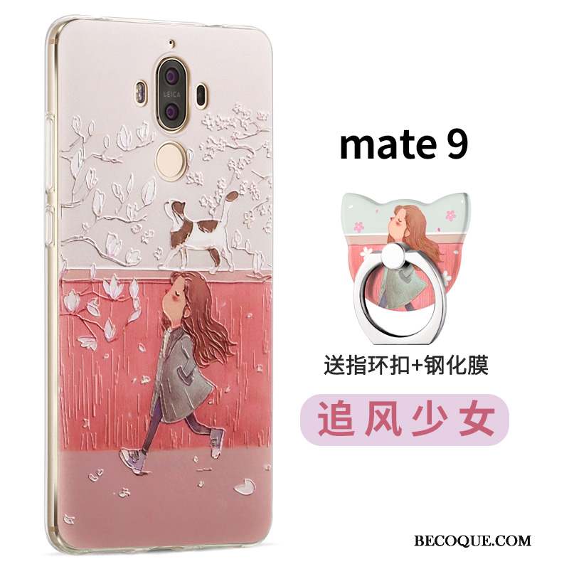 Huawei Mate 9 Silicone Transparent Fluide Doux Protection Coque De Téléphone Étui