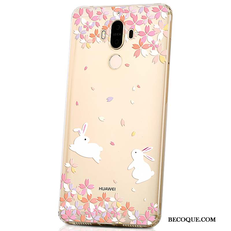 Huawei Mate 9 Tout Compris Coque De Téléphone Silicone Dessin Animé Transparent Étui