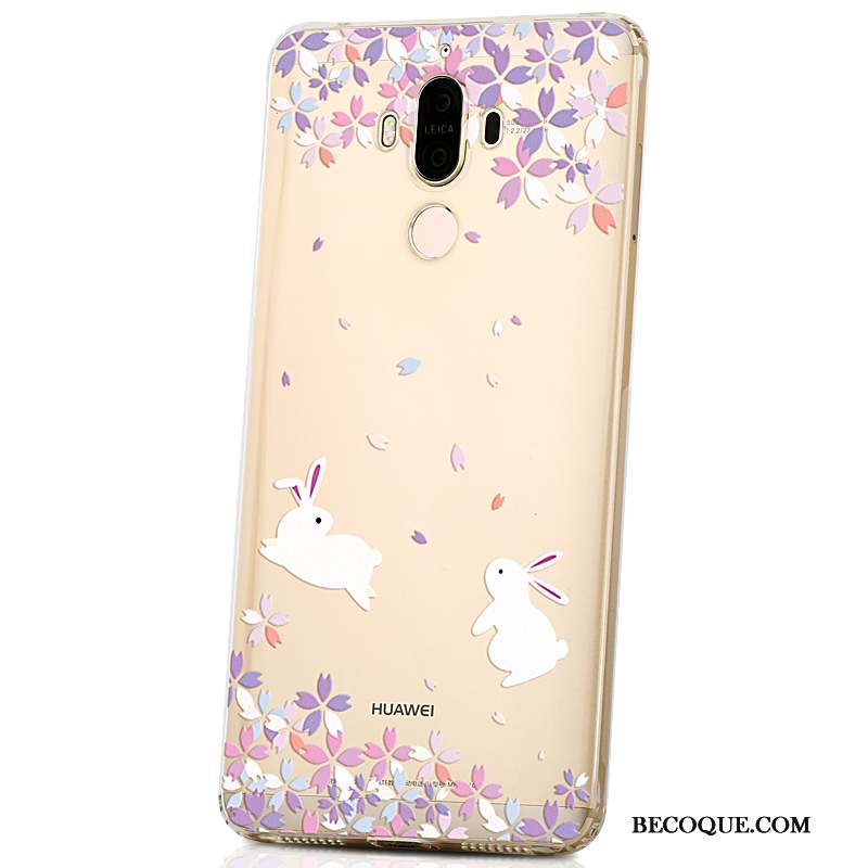 Huawei Mate 9 Tout Compris Coque De Téléphone Silicone Dessin Animé Transparent Étui