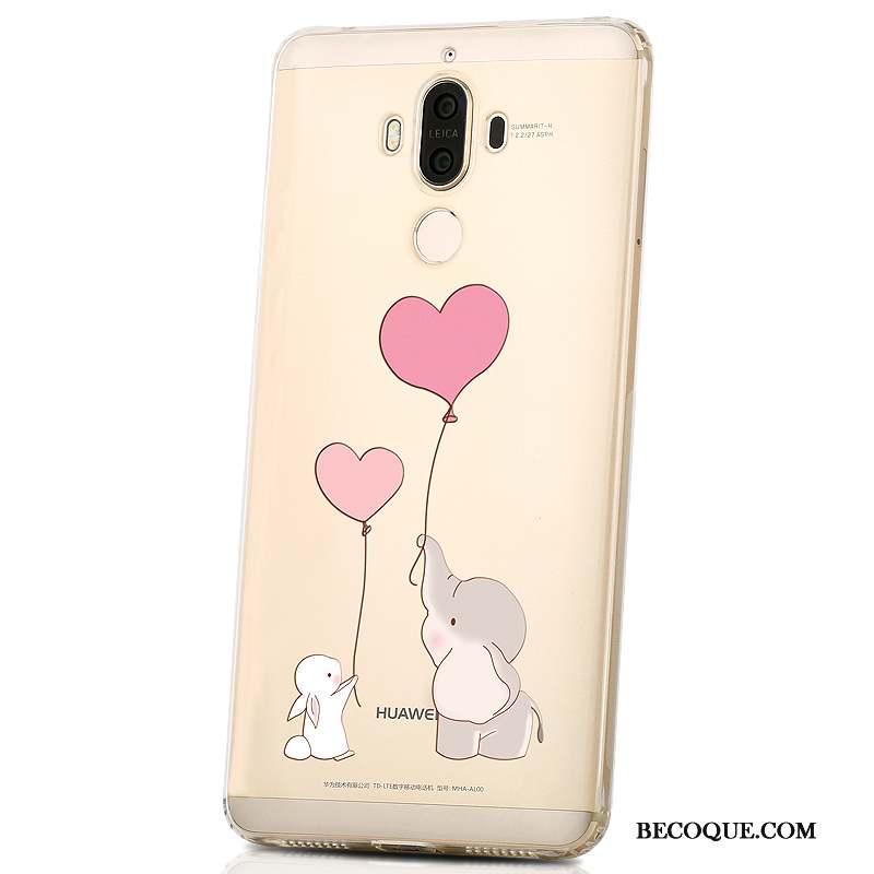 Huawei Mate 9 Tout Compris Coque De Téléphone Silicone Dessin Animé Transparent Étui