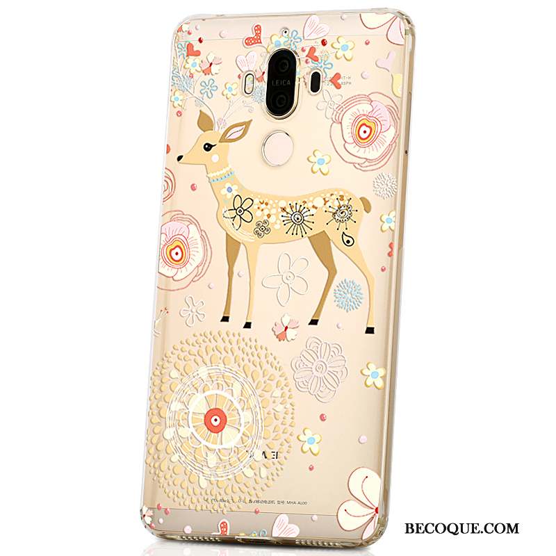 Huawei Mate 9 Tout Compris Coque De Téléphone Silicone Dessin Animé Transparent Étui