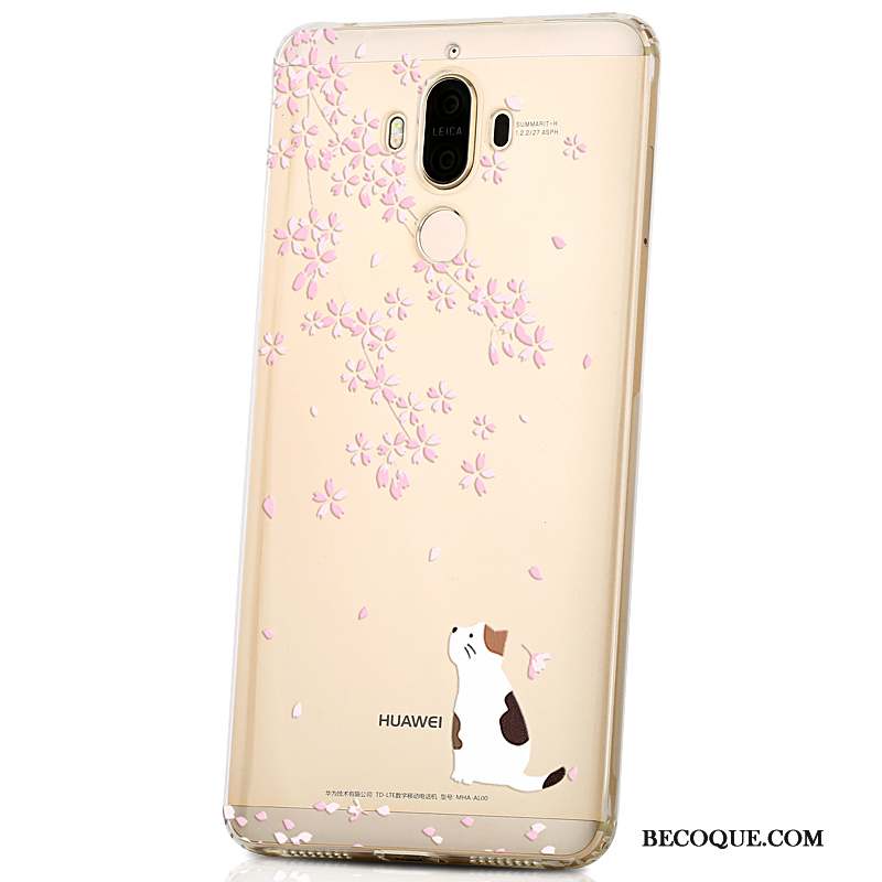 Huawei Mate 9 Tout Compris Coque De Téléphone Silicone Dessin Animé Transparent Étui