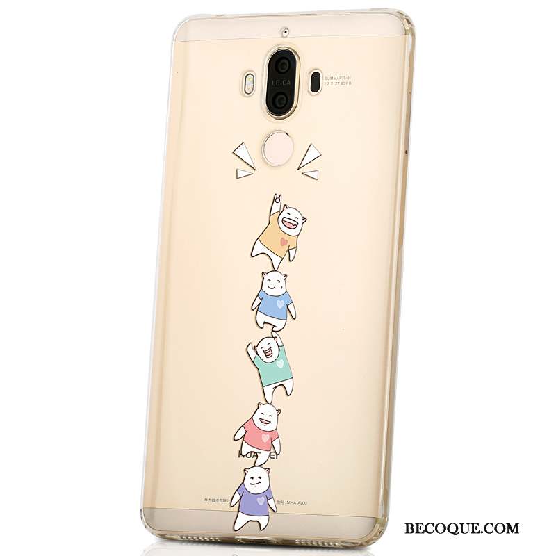 Huawei Mate 9 Tout Compris Coque De Téléphone Silicone Dessin Animé Transparent Étui