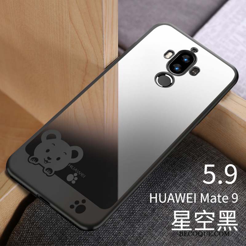Huawei Mate 9 Étui Fluide Doux Tendance Très Mince Rouge Coque De Téléphone