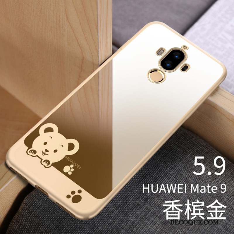 Huawei Mate 9 Étui Fluide Doux Tendance Très Mince Rouge Coque De Téléphone
