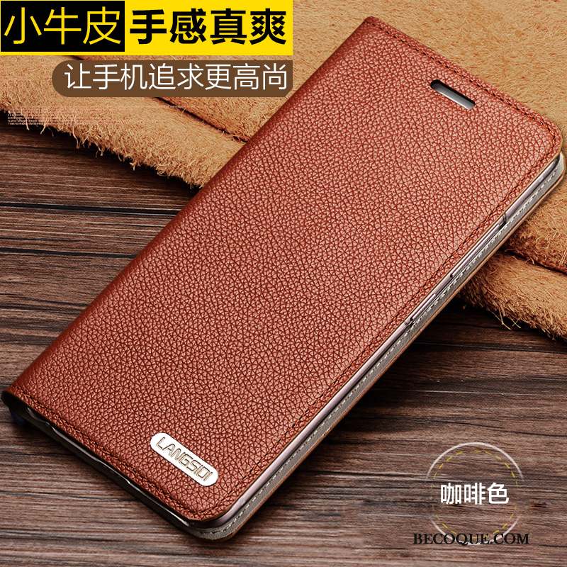 Huawei Mate S Coque Cuir Véritable Protection Simple Étui Étui En Cuir Clamshell