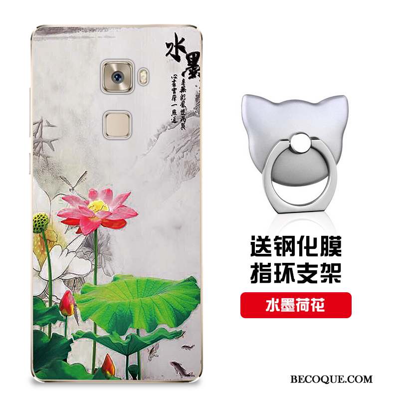 Huawei Mate S Coque Incassable Personnalisé Rose Fluide Doux Protection Modèle